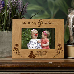 Me and My Grandma Love You To The Moon Photo Frame Gift Grandma Photo Frame ukgiftstoreonline