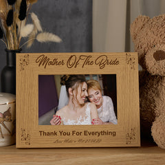 Personalised Mother Of The Bride Photo Frame Wedding Gift wedding photo frame ukgiftstoreonline