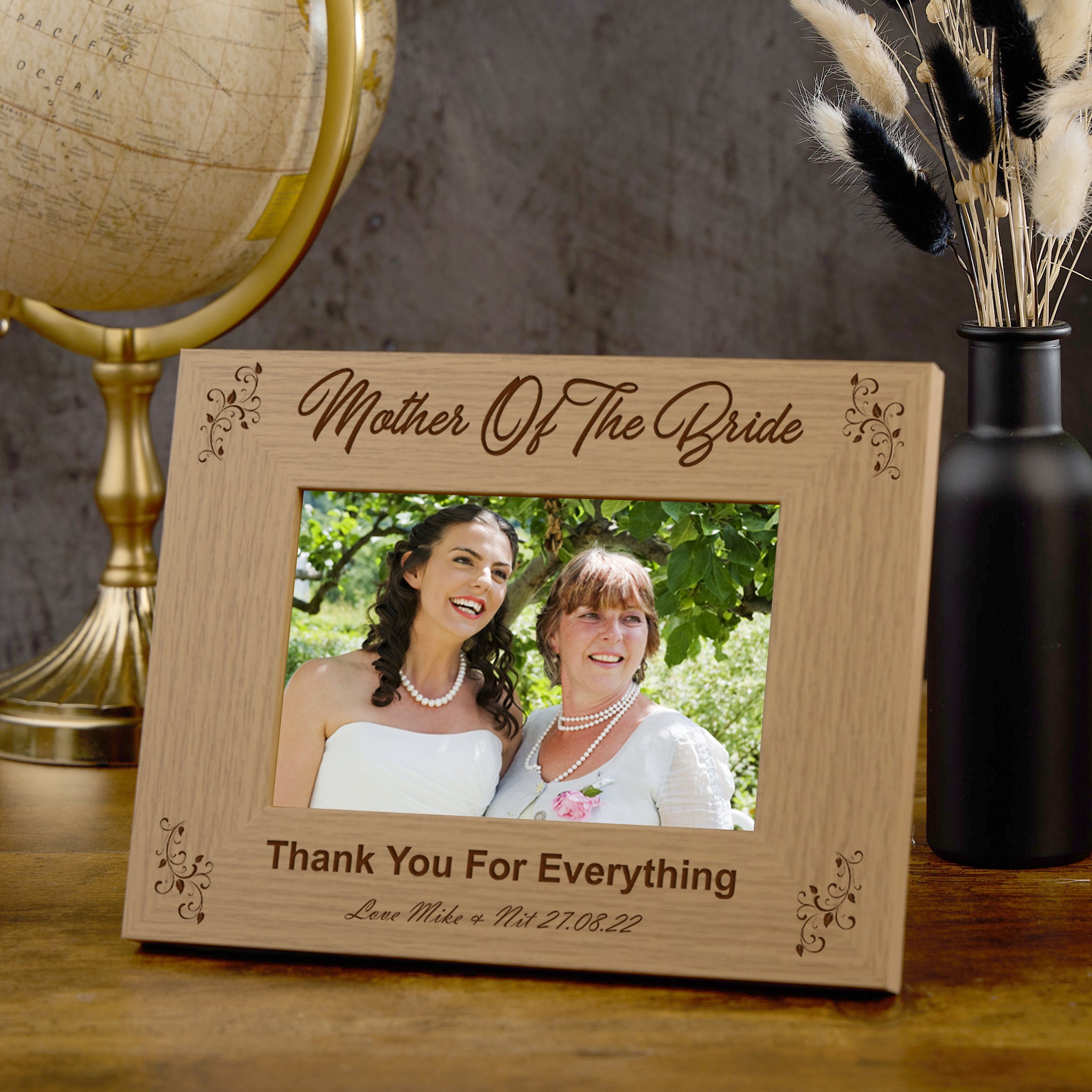 Personalised Mother Of The Bride Photo Frame Wedding Gift wedding photo frame ukgiftstoreonline