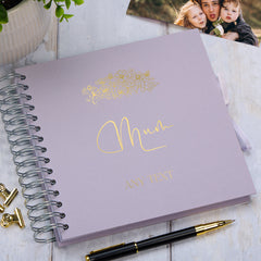 Personalised Mum Multiple Colours Scrapbook Photo Album With Sentiment