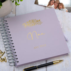 Personalised Nan Scrapbook Photo Album With Sentiment Multiple Colours