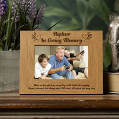 Nephew Memorial Remembrance Photo Frame Nephew Photo Frame ukgiftstoreonline