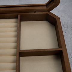 Luxury Large Wooden Jewellery Box Gift 40th Birthday For Her
