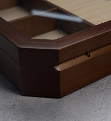 Luxury Large Wooden Jewellery Box Gift For Her With Gold Letter and Name