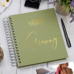 Large Granny Photo Album With Sentiment Multiple Colours