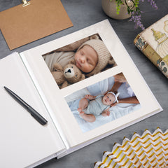 Personalised Dream Big Little One Self-Adhesive Linen Photo Album Memory Book Linen Photo Album ukgiftstoreonline