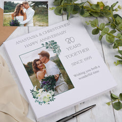 Personalised 30 Years Together Large Linen Photo Album Custom Photos Memory Keepsake Album Anniversary Couple Gift