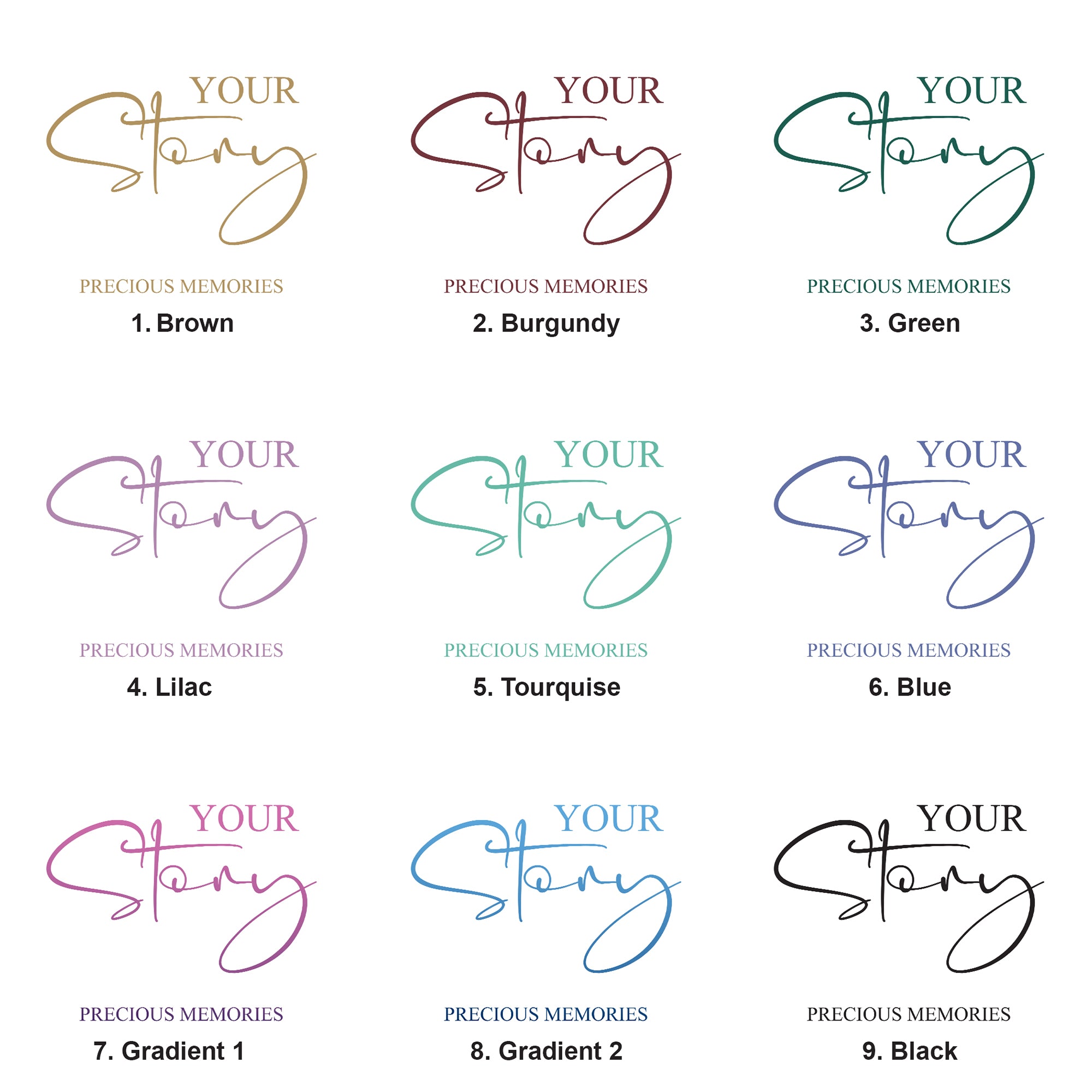 Large Book Bound Your Story Baby Gift Photo Album