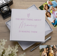 Memories White Photo Album Gift For 50 x 6"x4" Photos