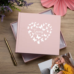 Granny with love Pink Photo Album Gift With Butterflies 50 x 6" x 4" Photos