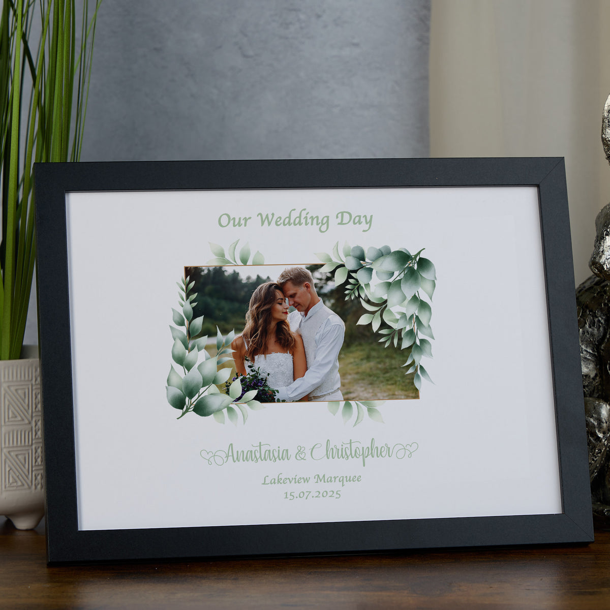 Personalised Our Wedding Day Memory Photo Frame Gift Custom Photo Keepsake Present