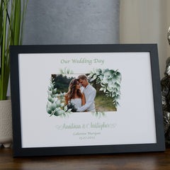 Personalised Our Wedding Day Memory Photo Frame Gift Custom Photo Keepsake Present