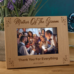 Personalised Mother Of The Groom Photo Frame Wedding Gift wedding photo frame ukgiftstoreonline