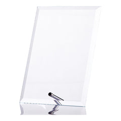 Wholesale Pack of 12 - Glass Plaque Awards 13cm x 9cm With Pin (6x4)