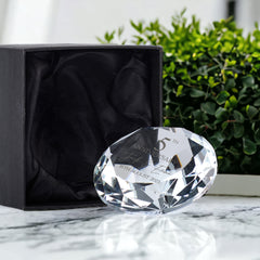 Personalised 5 Years Wedding Anniversary Romantic Gift Crystal Diamond