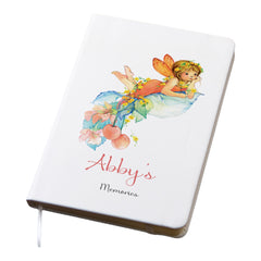 Personalised Dreaming Fairy Girl's Notebook Gift For Her