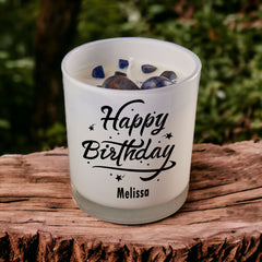 Personalised Happy Birthday Jar Candle Gift For Her Various Fragrances