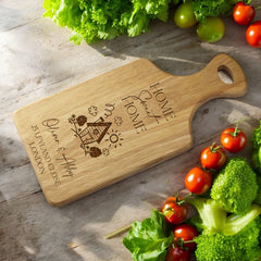 Home Sweet Home Chopping Board, Wooden Family Name, Moving House, New Home Gift, Housewarming Gifts, Gift for Couples, Personalised Gift