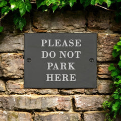Personalised Large Slate Plaque/Sign - 20x15cm - Garden, Shed, House, Outdoor sign