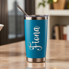 Personalised Engraved Thermal Travel Mug Gift With Any Name For any Occasion
