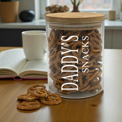 Personalised Snacks Jar - Add a name and Message Gift For Any Occasion