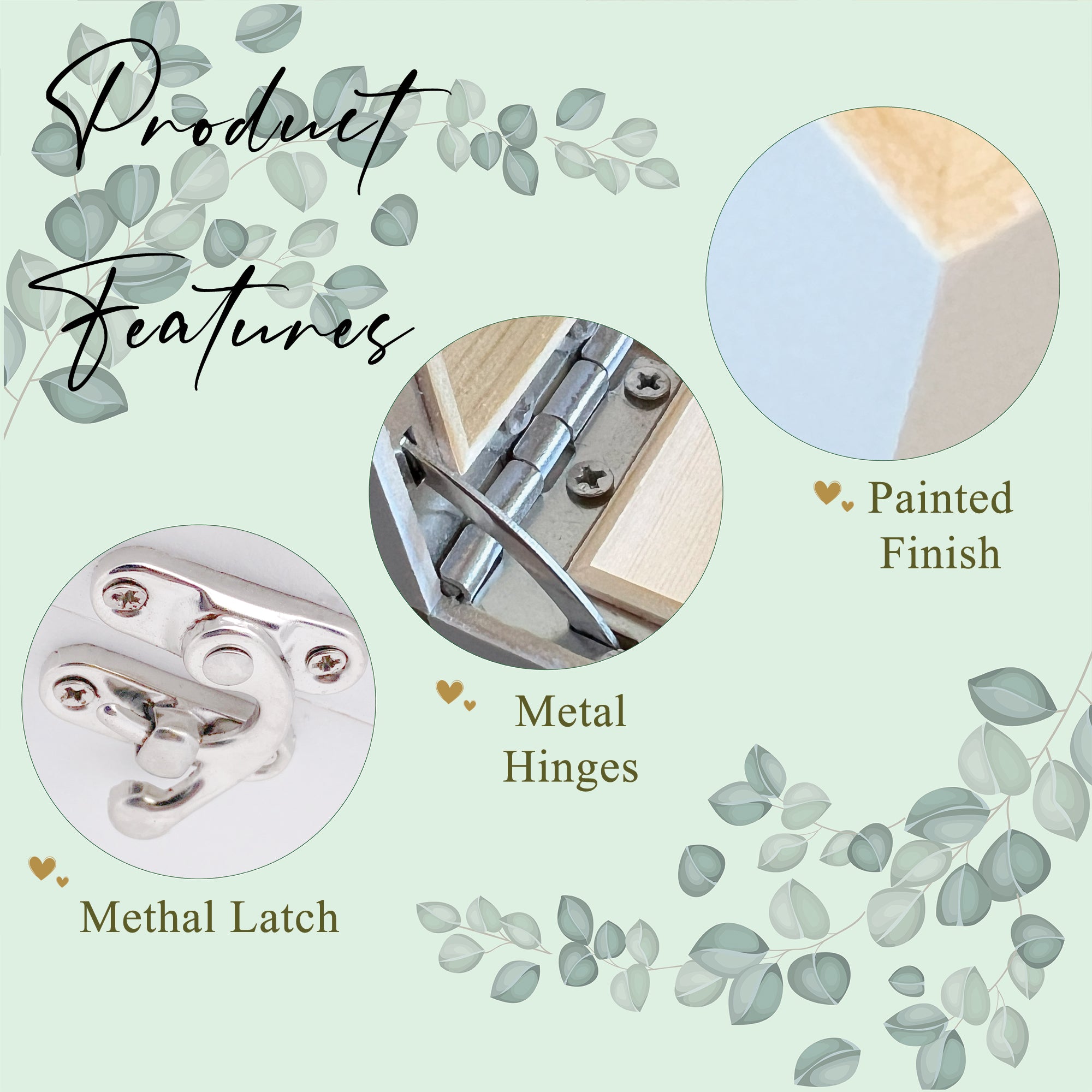 Personalised White Baby Memory Box, Cute Sleeping Animal Design, Keepsake For Special and Favourite Mementos