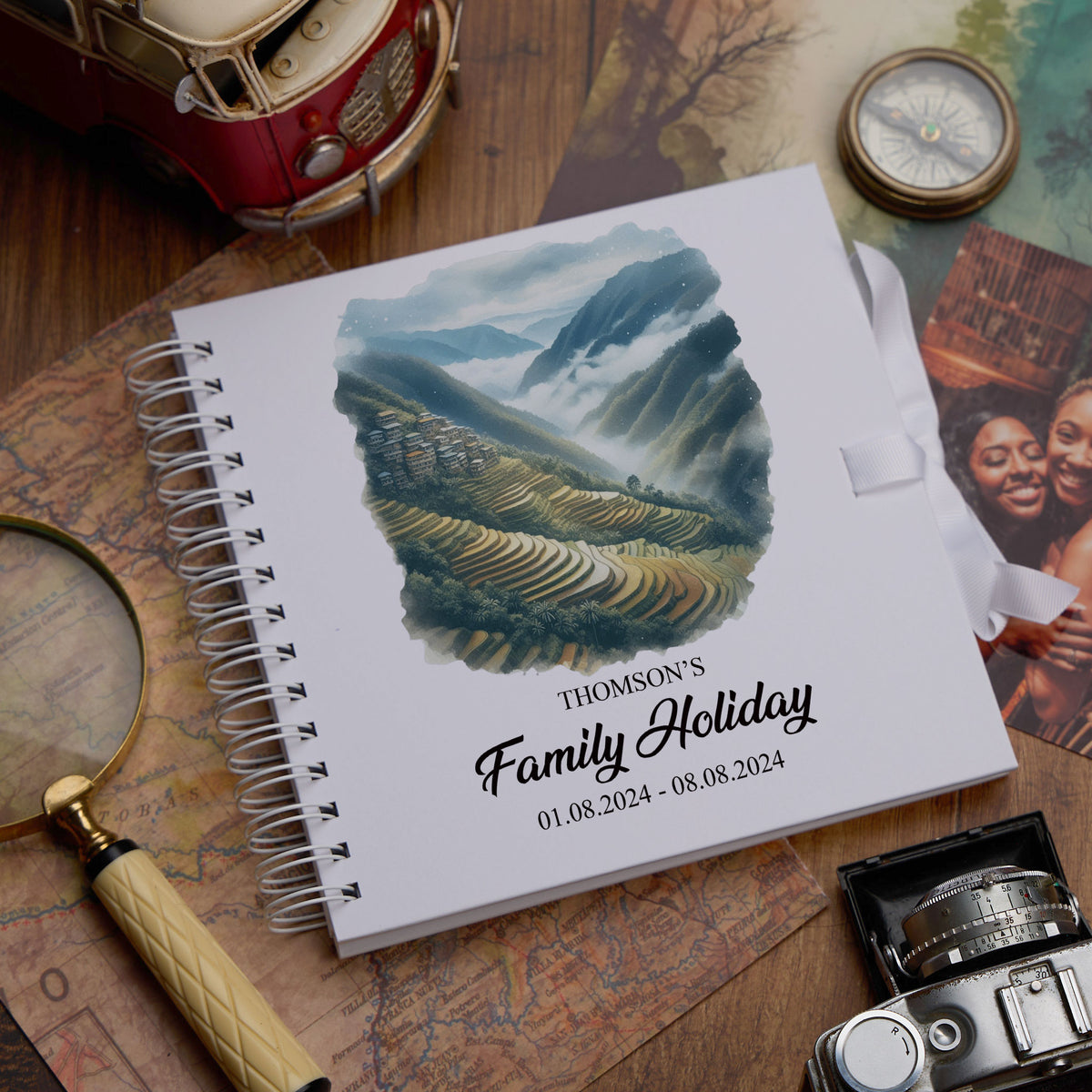 Personalised Philippines Holiday Memory Scrapbook Journal Photo Albums