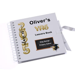 Personalised School Leavers Scrapbook Album Custom Memory Keepsake Message Book End Of Year Gifts Balloon Design