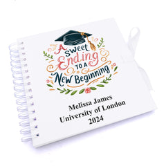 Personalised Graduation Photo Album Scrapbook New Beginning