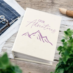 Our Adventures Holiday Photo Album With Sleeves 100 x 6x4 Capacity