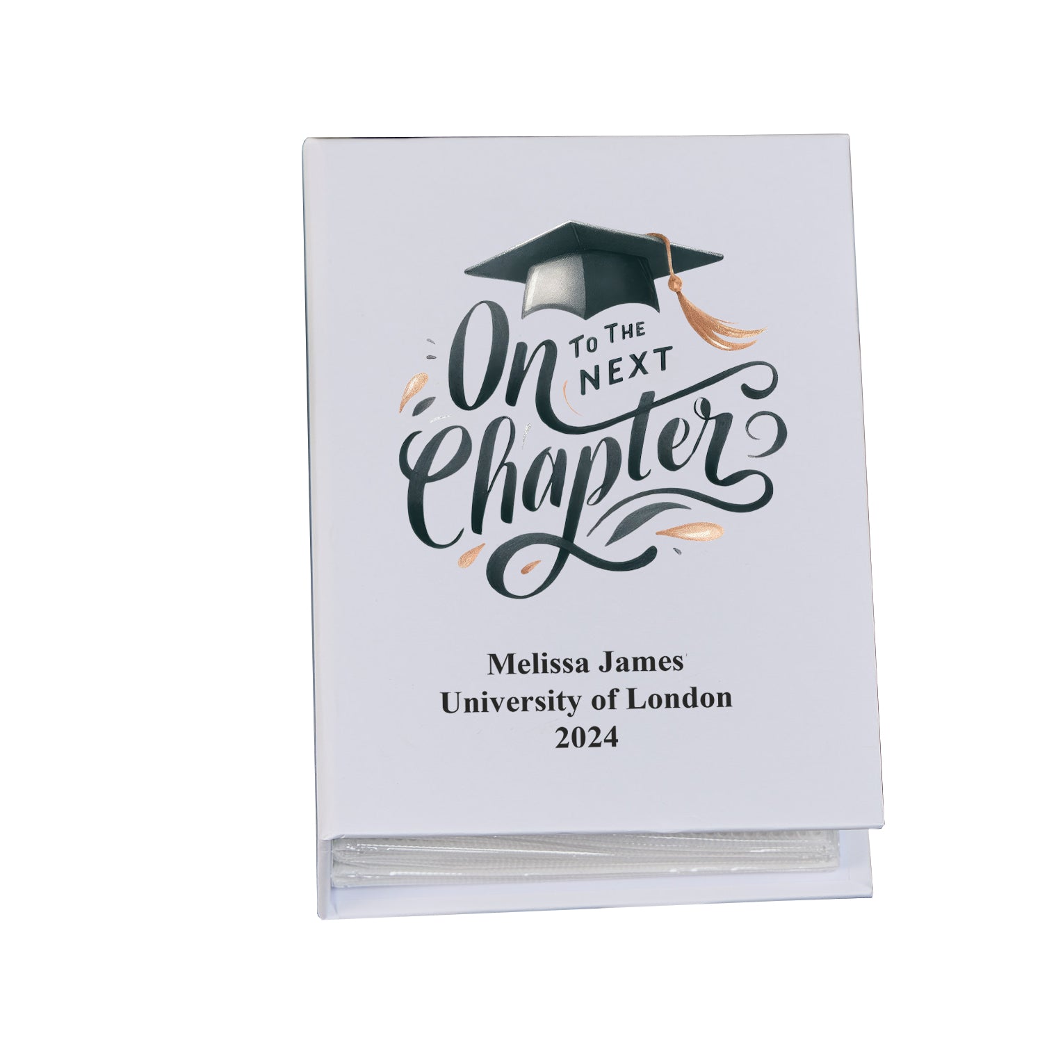 Personalised Graduation Photo Album 100 x 6x4 Next Chapter