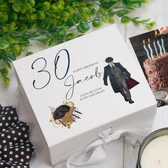 Personalised Any Age Birthday Gift Keepsake Memory Box For Him Gentleman Range 18th, 21st, 30th, 40th, 50th, 60th