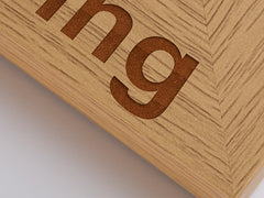 Personalised Wooden Photo 5 x 7 Frame Custom Engraved Any Message