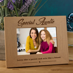 Special Auntie Wooden Photo Frame Gift