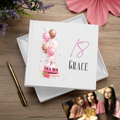 Personalised 18th Birthday Gifts for Her Photo Album