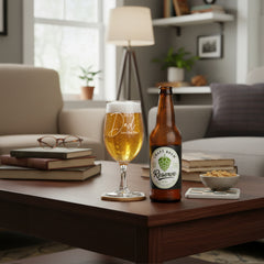 ukgiftstoreonline Personalised Best Dad Craft Beer Glass Gift for Any Occasion personalised beer glasses ukgiftstoreonline