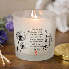 Personalised Condolence Sympathy gift Remembrance Candle Granny