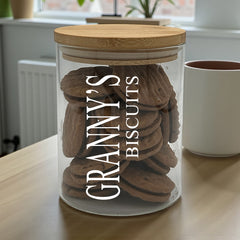 Personalised Snacks Jar - Add a name and Message Gift For Any Occasion