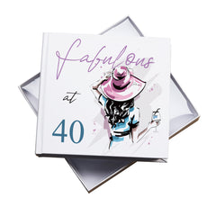 Fabulous at 40 Birthday Photo Album Gift 50 x 6" x 4" Photos Pack of 5 Wholesale Trade