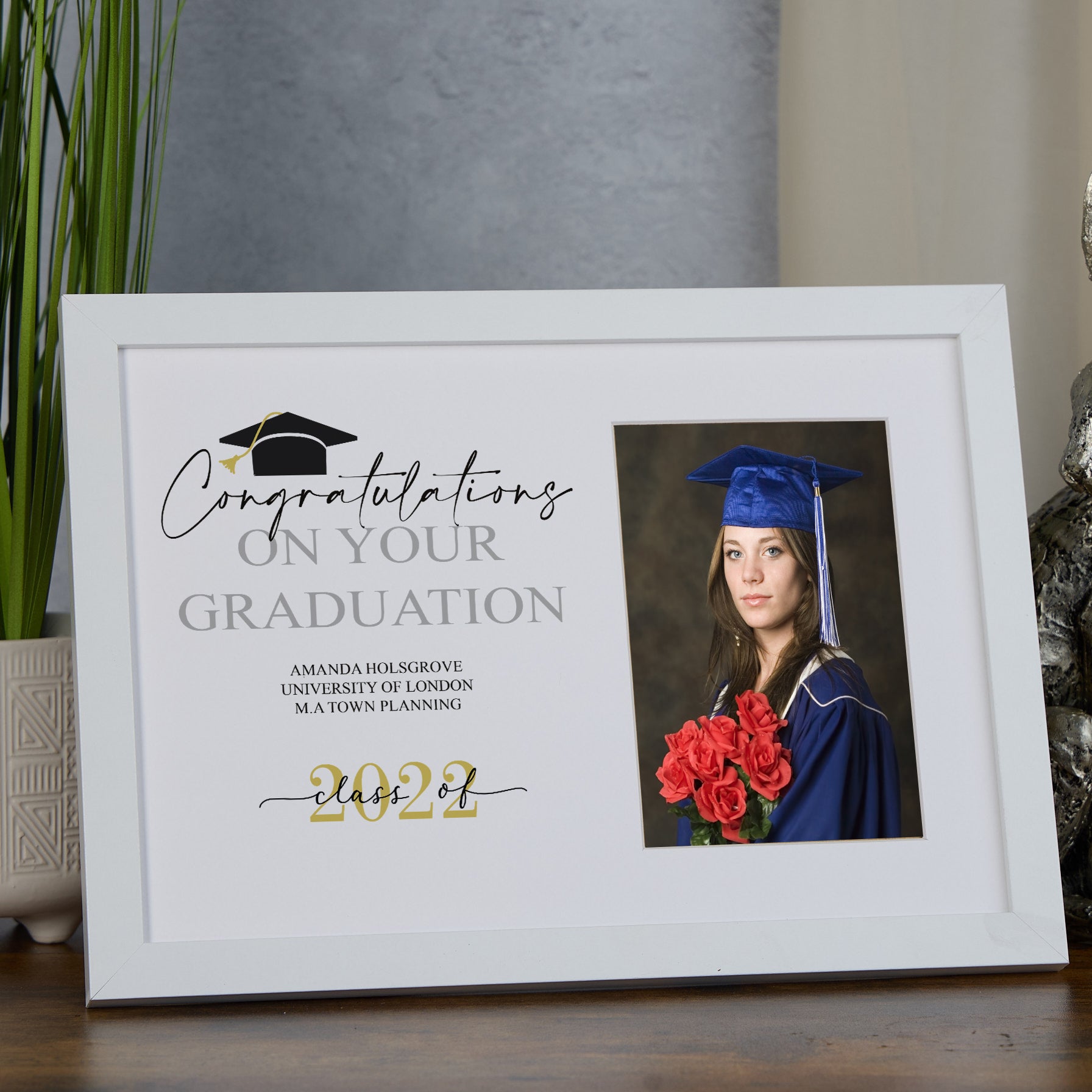 Personalised Class of Year Graduation Gift Photo Frame