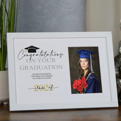 Personalised Class of Year Graduation Gift Photo Frame