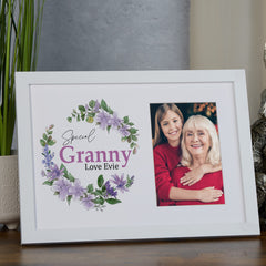 Personalised Special Granny Photo Frame Beautiful Keepsake Gift