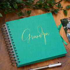 Multiple Colours Gift For Grandpa Scrapbook Photo Album Memory Book