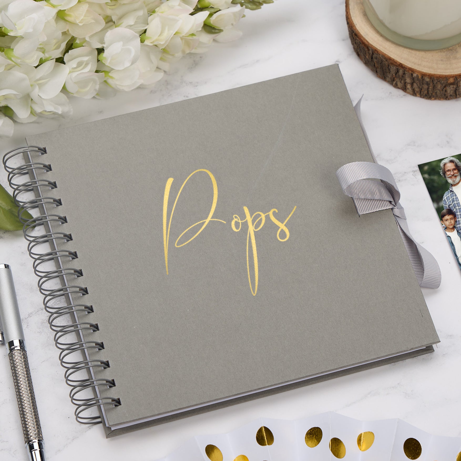 Multiple Colours Gift For Pops Scrapbook Photo Album Memory Book