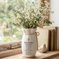 Personalised Flower Vase For Great Grandma, Custom Name, 195X110Mm ukgiftstoreonline