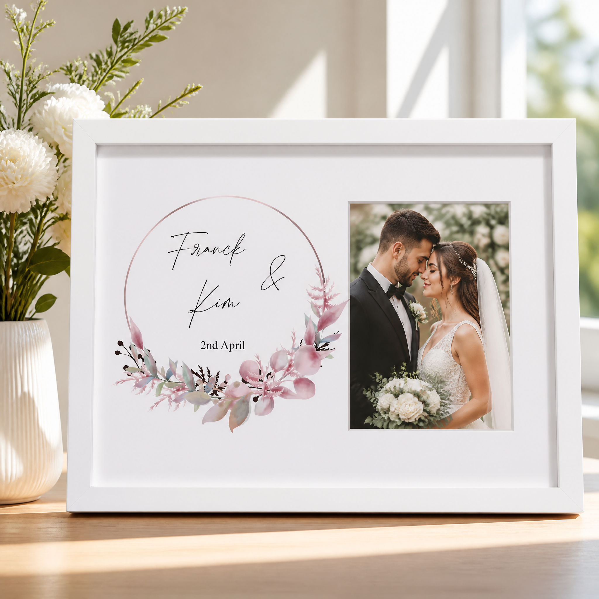 Personalised Wedding Day - Engagement Photo Frame Gift Special Day Keepsake wedding photo frame ukgiftstoreonline