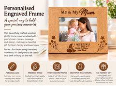 Me and My Mum Love You To The Moon Photo Frame Gift Mum Photo Frame ukgiftstoreonline