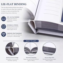 Large Traditional Book Bound Personalised Wedding Photo Album With Heart photo album ukgiftstoreonline