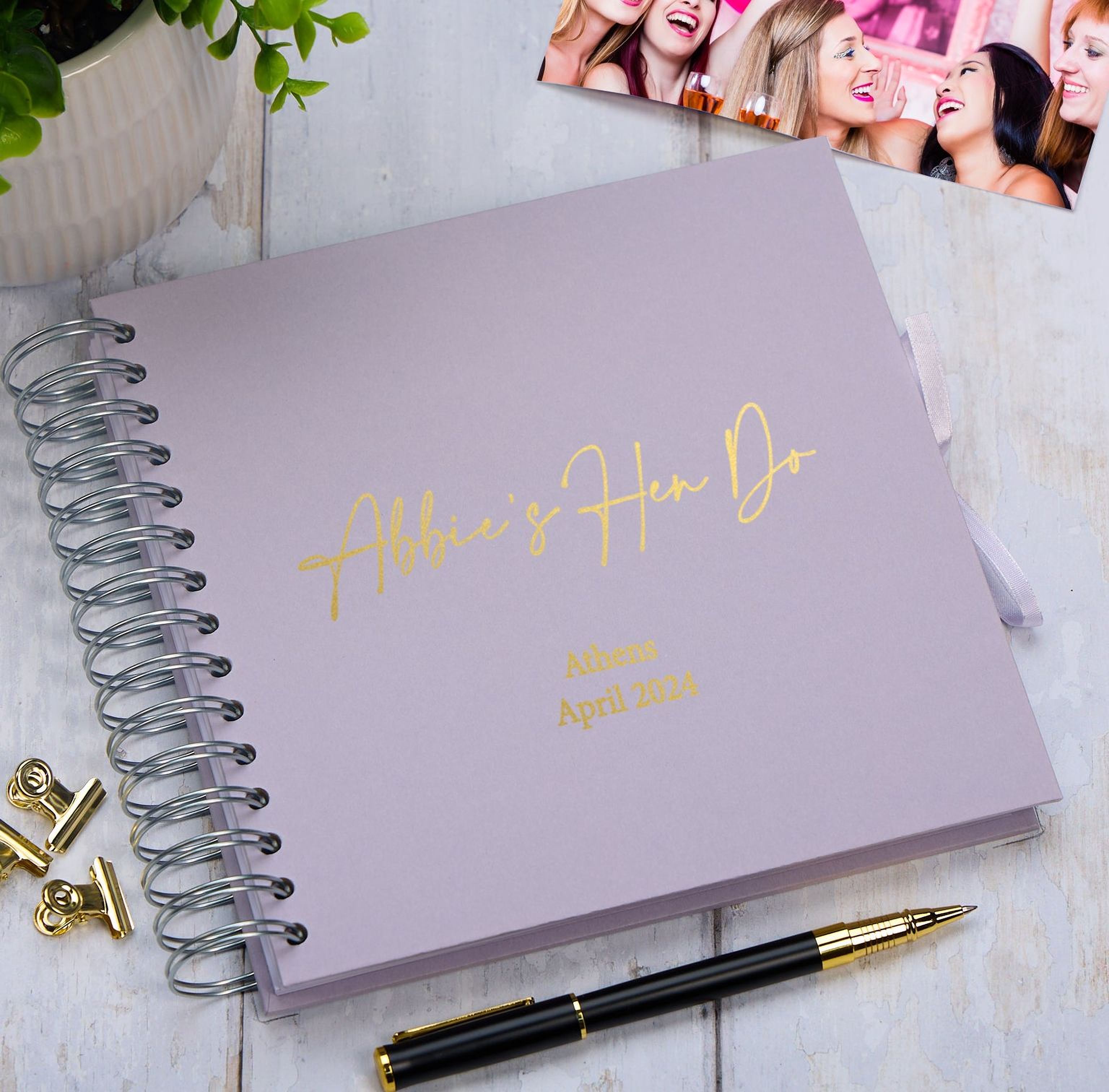 Personalised Hen Night Do Multiple Colour Guest Book Scrapbook or Photo Album Scrapbook ukgiftstoreonline
