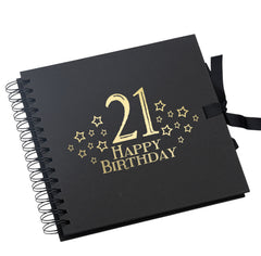 Wholesale Trade Pack of 10 - 21st Birthday Scrapbooks With Star Design